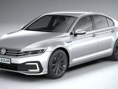 Volkswagen Passat GTE 2020 3D model