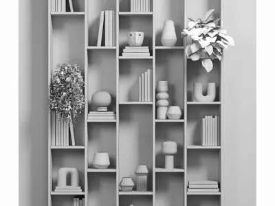 110 bookcase 110 3D model