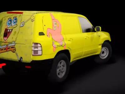 toyota land cruiser 2005 3d model 3D model