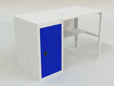 workbench Low-poly 3D model