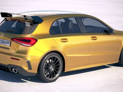 Mercedes A35 AMG 2019 3D model