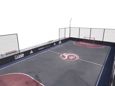 Street football Hq 3D model