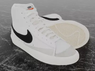NIKE BLAZER MID 77 VINTAGE 3D Low-poly 3D model