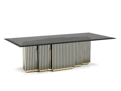 Luxxu Bellegio Luxury Dining Table 3D model