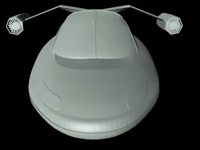 Air Car fiction 3D model