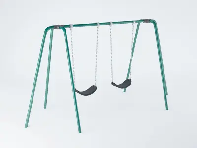 Playground Swing 3D model