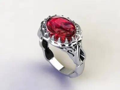 turkish men ring 3D print model