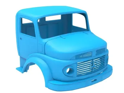 Mercedes-Benz 1924 2624 Truck Cabin 3D print model