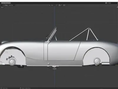Austin-Healey Sprite 1958 3D model