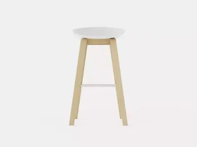 About A Stool 32 Low-poly 3D model
