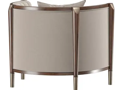 caracole armchair oxford 3D model