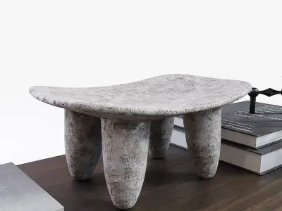 Coffee Table Decor Set 3D model