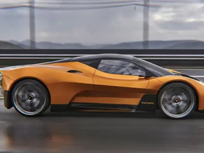  Fiat x Pininfarina 1001 concept supercar-Highly Detailed 3D model