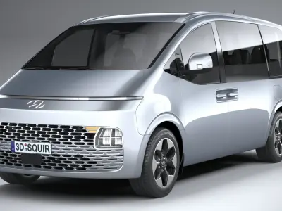 Hyundai Staria 2022 3D model