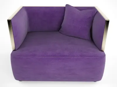 Promemoria Boccaccio armchair 3D model