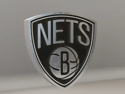 NBA Brooklyn Nets Logo 3D model