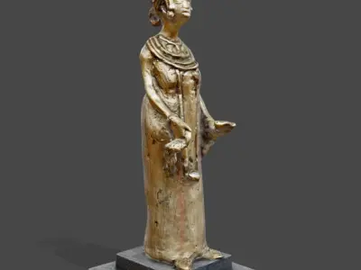 Oloi Bronze Statue Low-poly 3D model