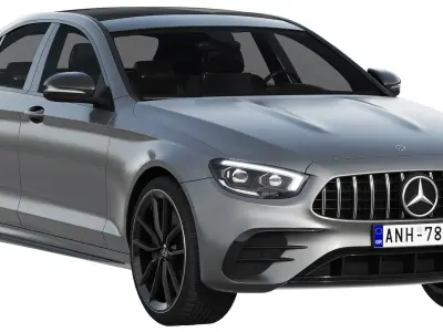 Mercedes-Benz E53 AMG sedan 2021 3D model
