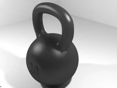 Exercise Equipment Kettlebell 3D model