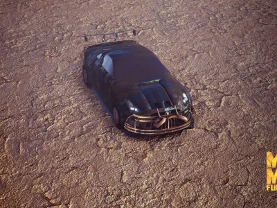 Concept Car and Animation 3D Model 3D model