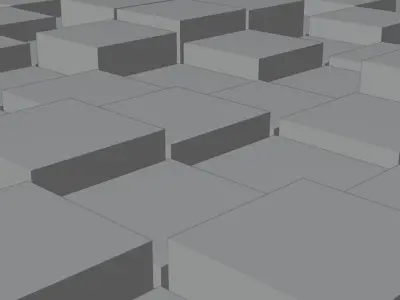 Cubes for Wallpaper Free 3D model