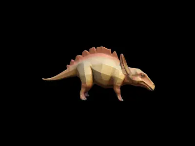 3d Render Parasaurolophus Was A Herbivorous Dinosaur 3D model