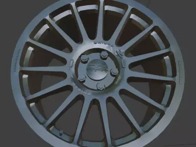 OZ Superturismo Magnesio Wheels Rims 3D Print Ready 3D print model
