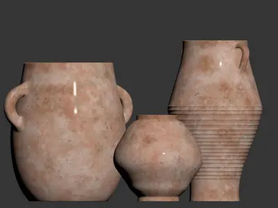Solis Terracotta Vase 3D model