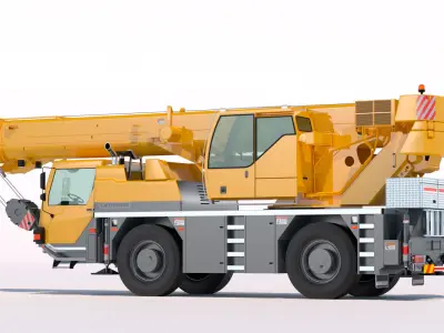 Mobile Crane Liebherr LTM 1040 2 1 3D model