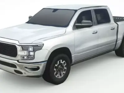 Generic Pickup v4 Low-poly 3D model