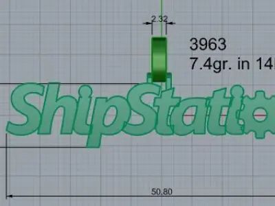 Ship Station Pendant 3963 3D print model