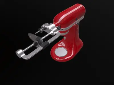 Fruit and Vegetable Spiralizer Low-poly 3D model