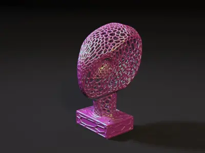 Alien 2 sculpture 3D print model