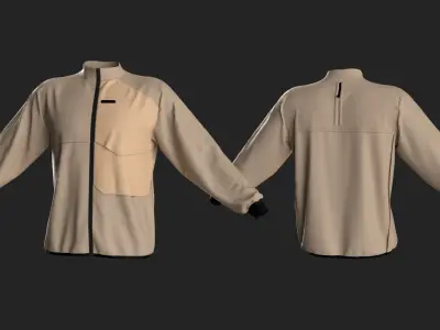 Male Sport Outfit Marvelous Designer project Free 3D model