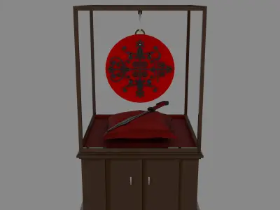 Papa Legba 1 Voodoo Symbol 3D model