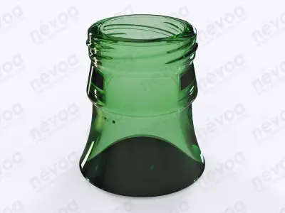 Glass finish - GME 14 00 - 26 H 180 - Twist Crown 3D model