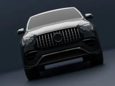 Mercedes Benz GLE 2022 Low-poly 3D model