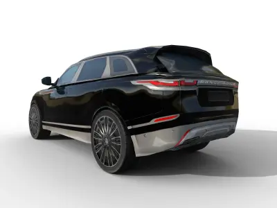 Range Rover Evoque 2020 Black Edition  High Quality 3D Model Low-poly 3D model