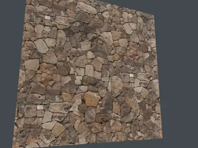 Wall rock 8k Vol 1  UE4 3D model