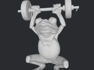 frog fitness 3D print model