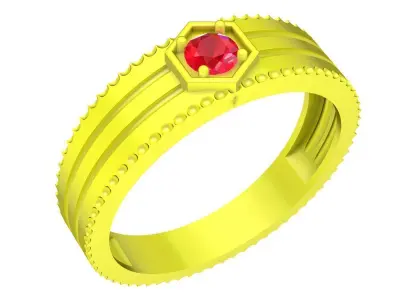 6214 Luxury Wedding ring  3D print model