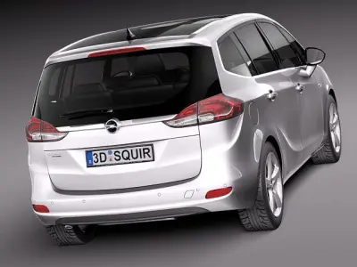 Opel Zafira Tourer 2012 3D model