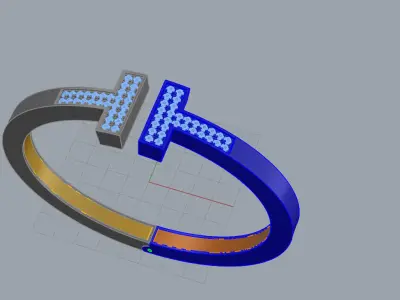 Bracelet 30366 3D print model