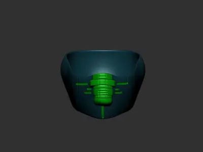 Gas mask helmet  3D model