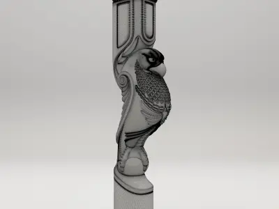 Eagle Baluster 3D model