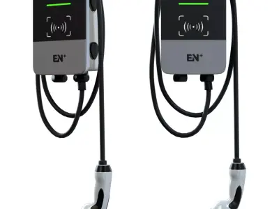 Bello Charger Home Wallbox Low-poly 3D model