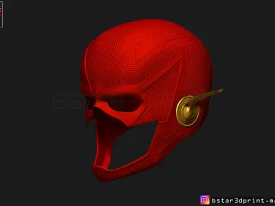 Flash Helmet Season 6 3D print model