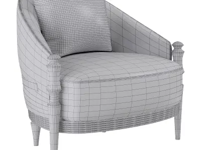 Arven Armchair by Elve Luxury 3D model