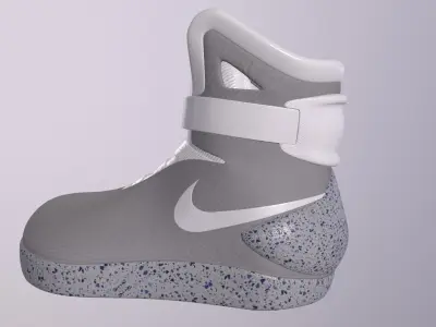 NIKE AIR MAG STYLISED SHOES PBR Low-poly 3D model