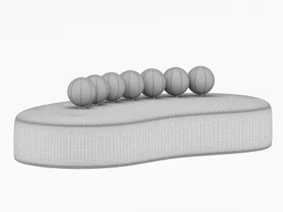 Sofa AGO DOUBLE by Archipelago 3D model